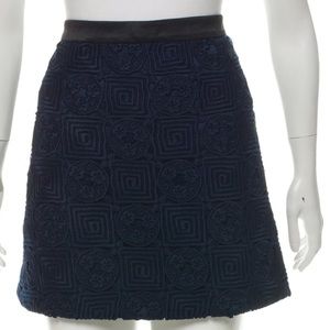 Navy Manning Cartell Lace Skirt size 14 NWT